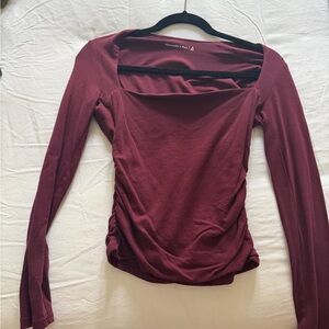 A&F Ava Long-Sleeve Top